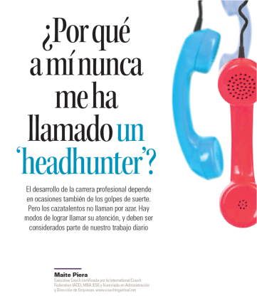 HDBR Por qué a mí nunca me ha llamado un headhunter
