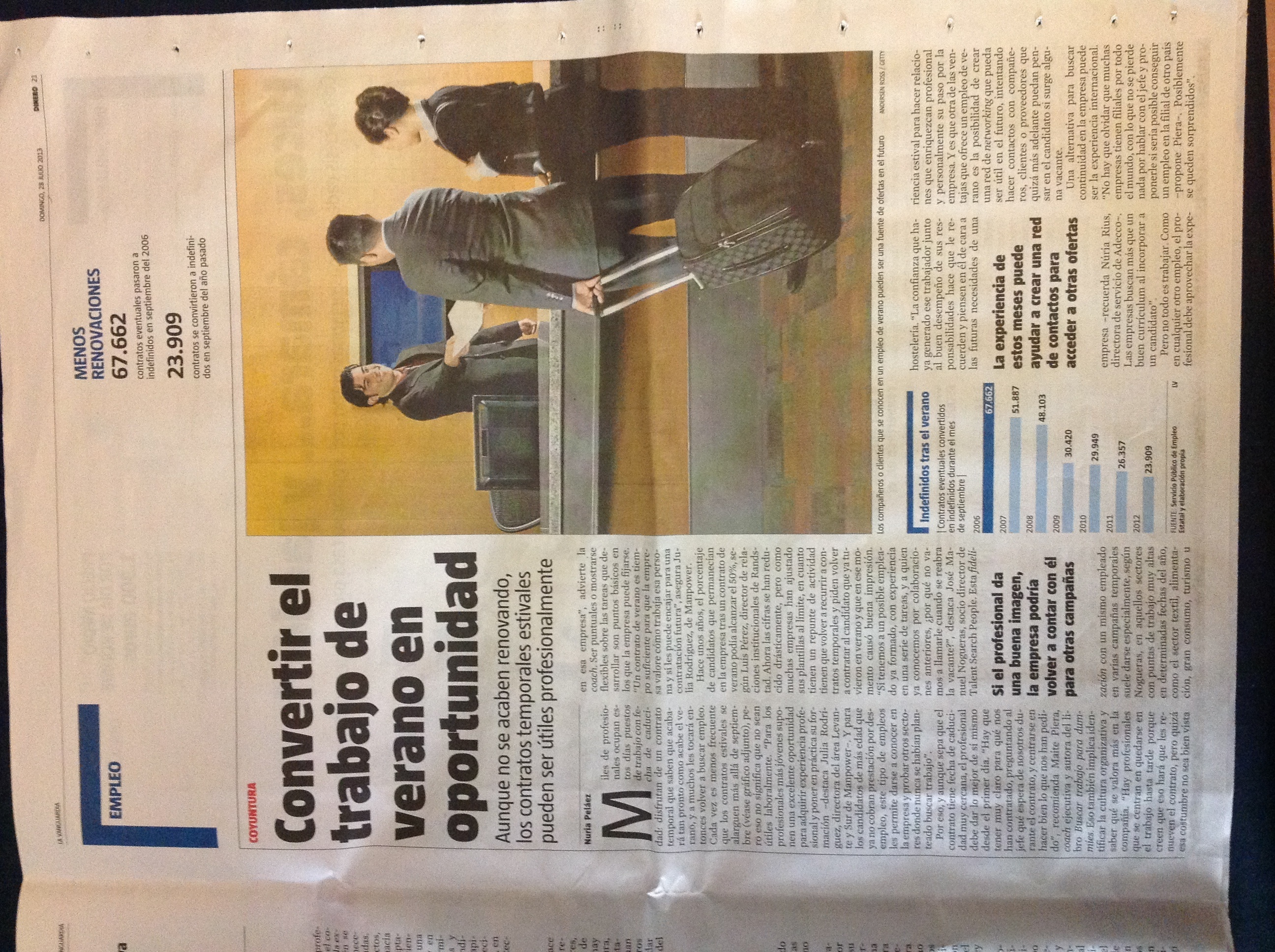 Convertir el trabajo de verano en oportunidad